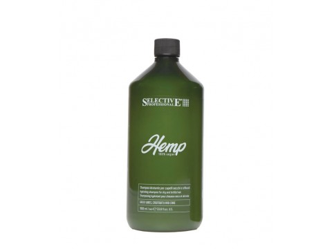 SELECTIVE HEMP Drėkinamasis šampūnas sausiems ir trapiems plaukams, 1000ml